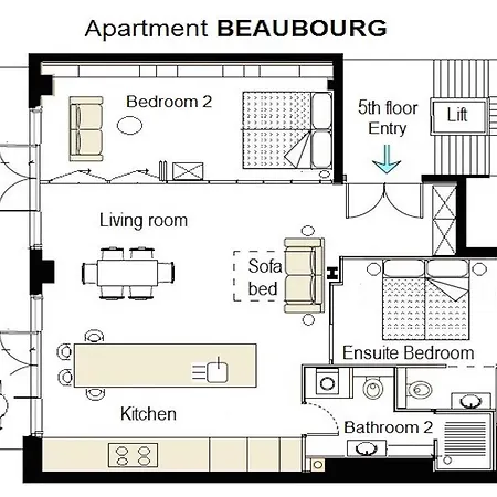 Apartman Luxury Apt. Le Marais-beaubourg